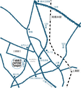 株式会社千歳梱包 アクセス 地図 マップ